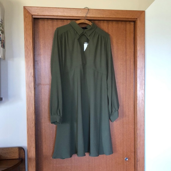 Angeleyes London Dresses & Skirts - Sherry khaki dress Angel eye London